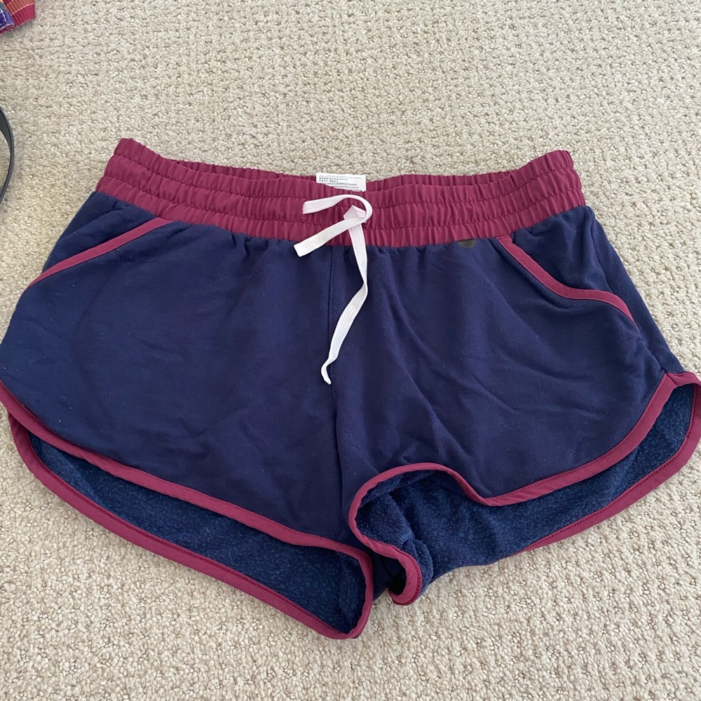 Pink and blue under armour shorts